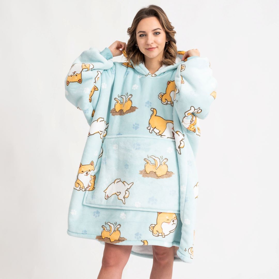 Pijama Cobertor Shiba Inu GatoGeek 