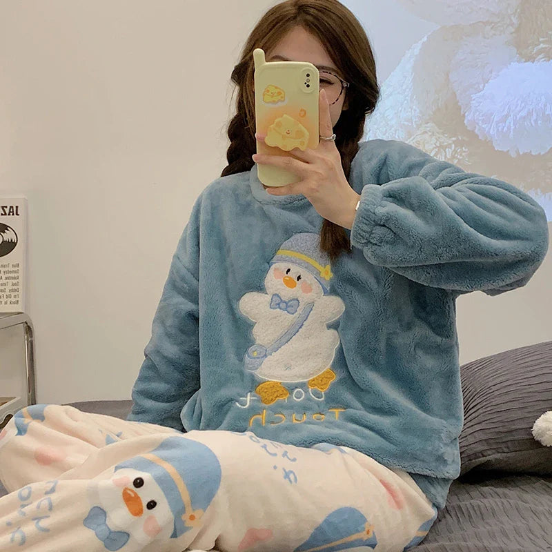 Pijama de Inverno Kawaii GatoGeek 