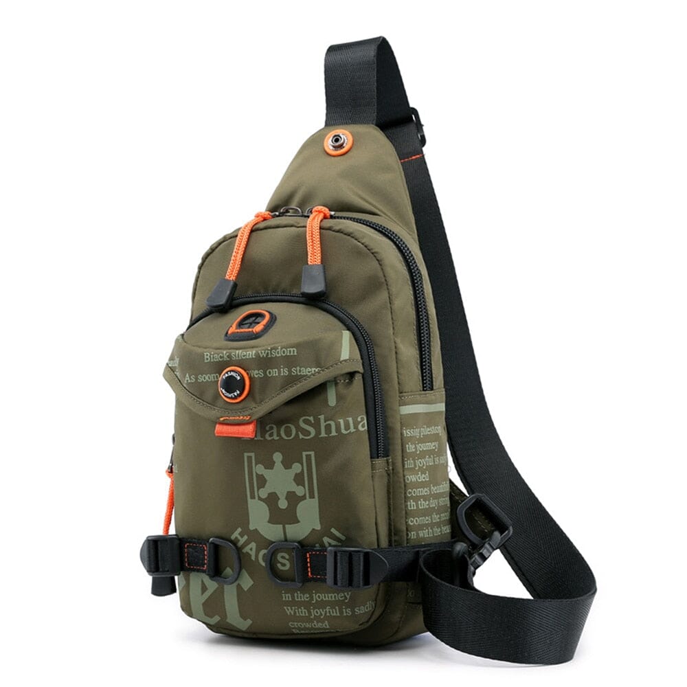 Rudder Bag - Mochila Compacta Casual 0327 La Capivara Verde Exército 