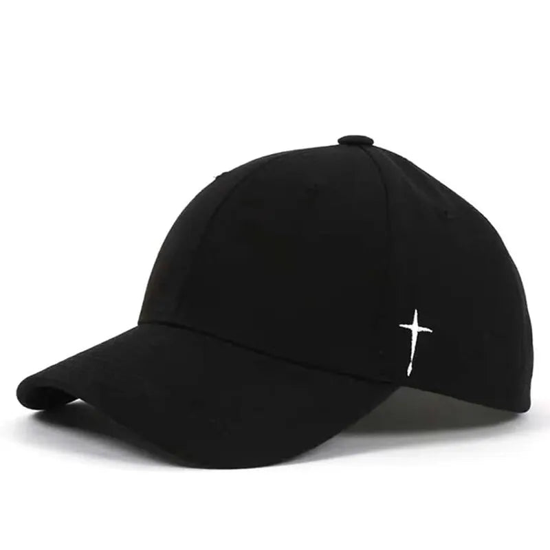 Unisex Simple Cross Water Drop Embroidery Baseball Caps Spring and Autumn Outdoor Adjustable Casual Hat Sunscreen Hat GatoGeek 