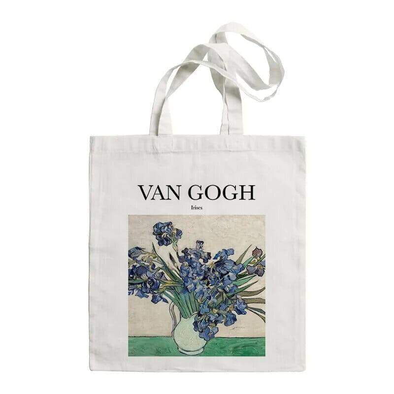 Van Gogh Painting Women Canvas Shoulder Bag High Capacity Tote Bag Aesthetics Shopping Bags Cotton Handbags Books Bag For Girls GatoGeek F457 