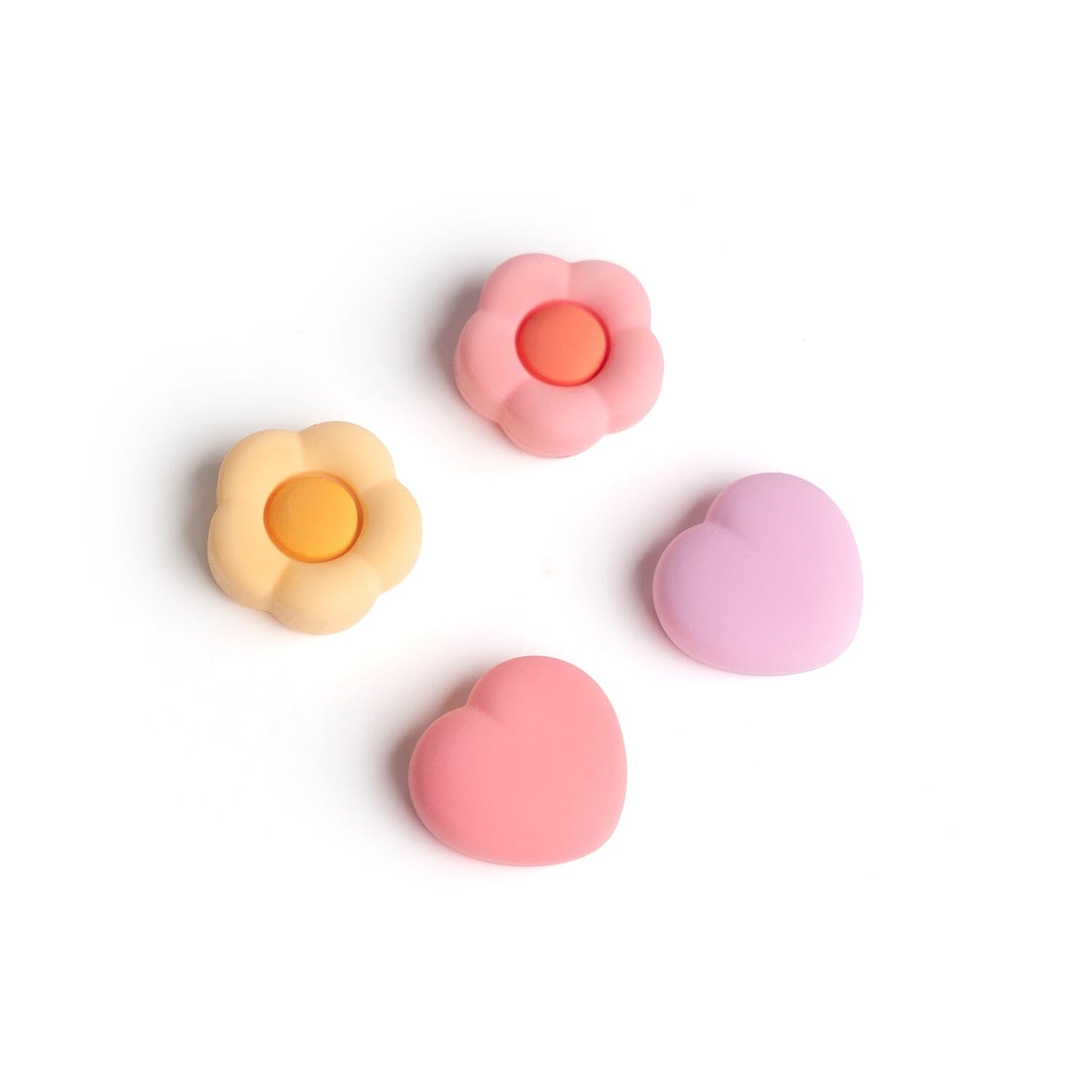4pcs Pastel Pink Joy Con Thumb Grips Joystick Caps Soft Silicone Covers Button For Nintendo Switch Oled Switch Lite Controller 0 GatoGeek 