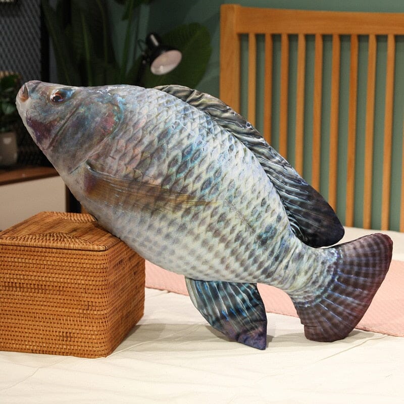 Almofada Realista Engraçada de Peixes Almofada GatoGeek 30cm 01 