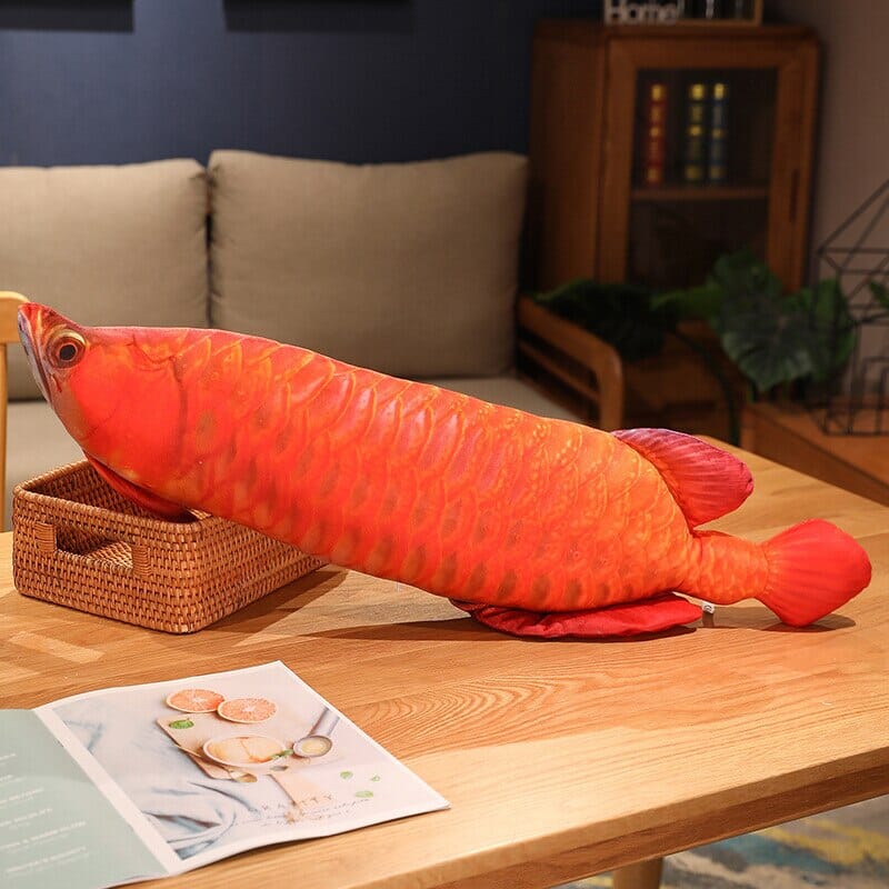 Almofada Realista Engraçada de Peixes Almofada GatoGeek 30cm 13 