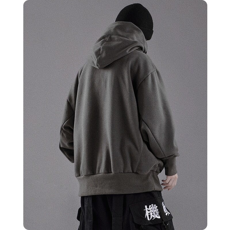 Autumn winter High collar hoodie loose comfortable Men's clothes Harajuku Hiphop streetwear Fleece hooded oversize Sweatshirt 0 GatoGeek 