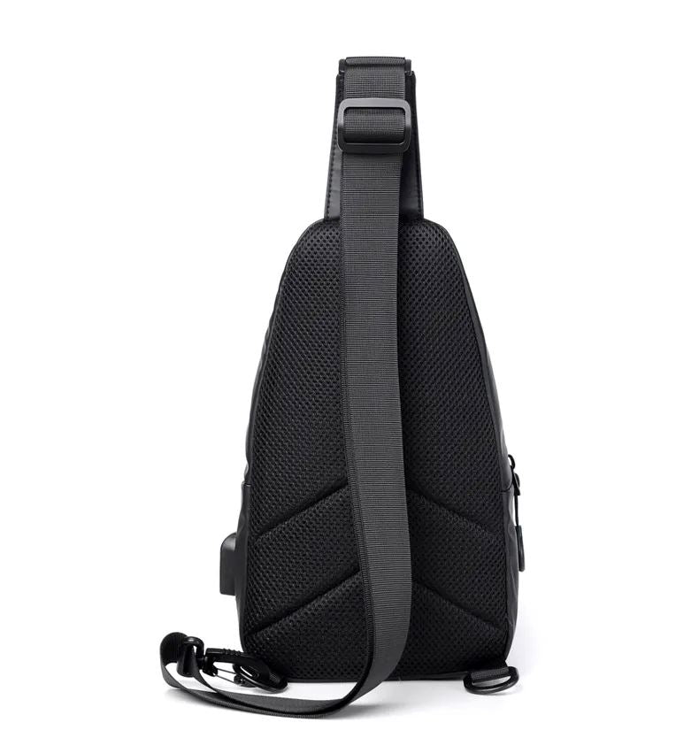 Bolsa de Peito Masculina de Nylon com Carregador e Aprova D'água Bolsas e Mochilas GatoGeek 