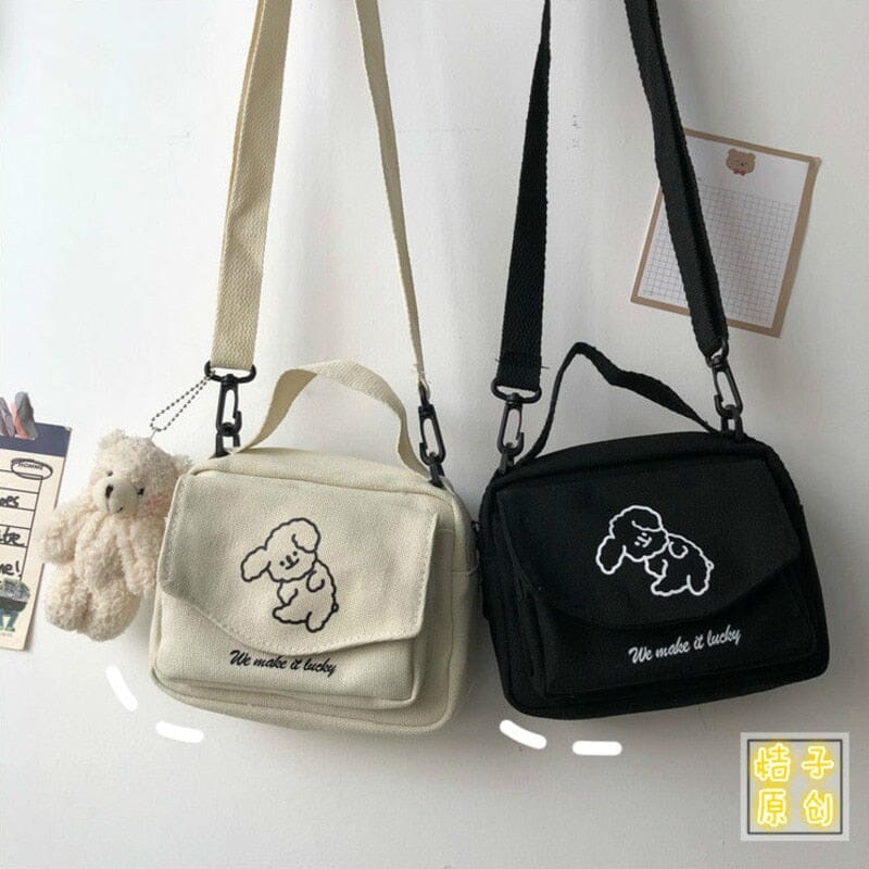 Bolsa Transversal Kawaii Cute Dog Bolsas e Mochilas Escala GatoGeek 