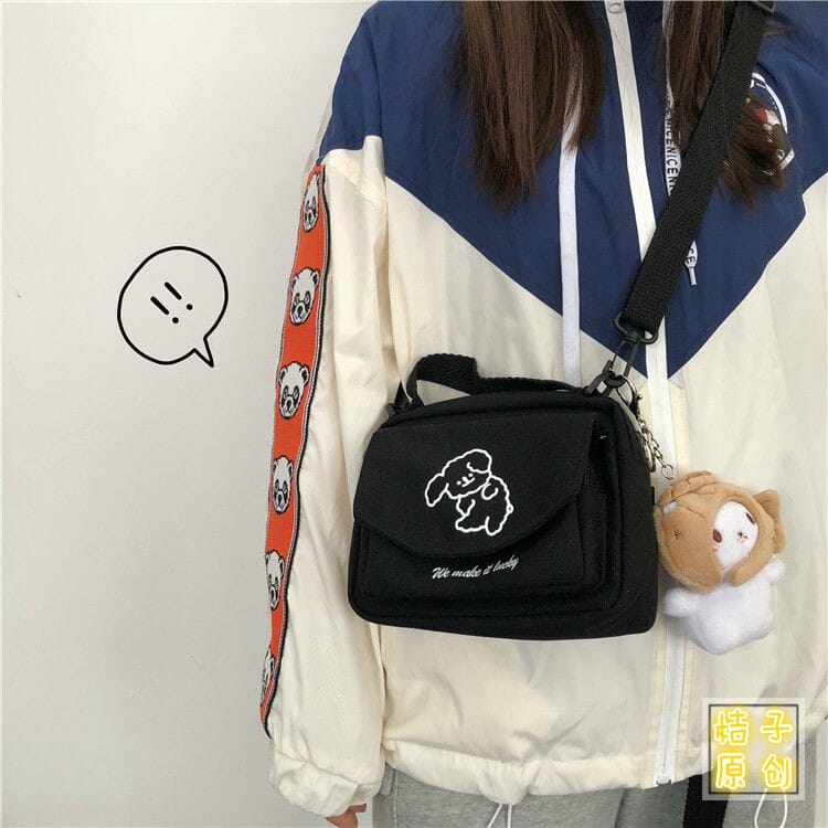 Bolsa Transversal Kawaii Cute Dog Bolsas e Mochilas Escala GatoGeek 