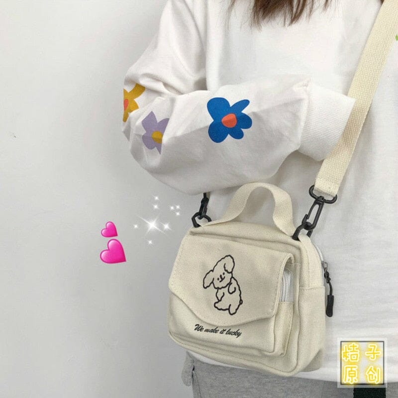 Bolsa Transversal Kawaii Cute Dog Bolsas e Mochilas Escala GatoGeek 