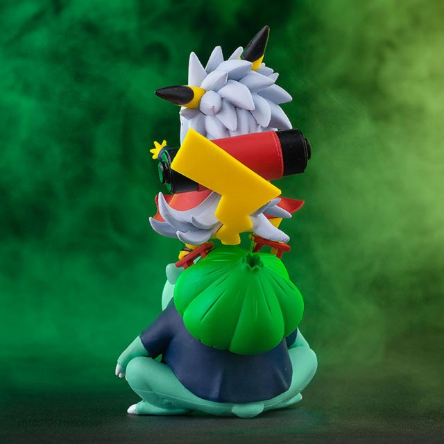 Boneco Pikachu Misturado com Jiraiya Naruto e Pokemon Bonecos GatoGeek 