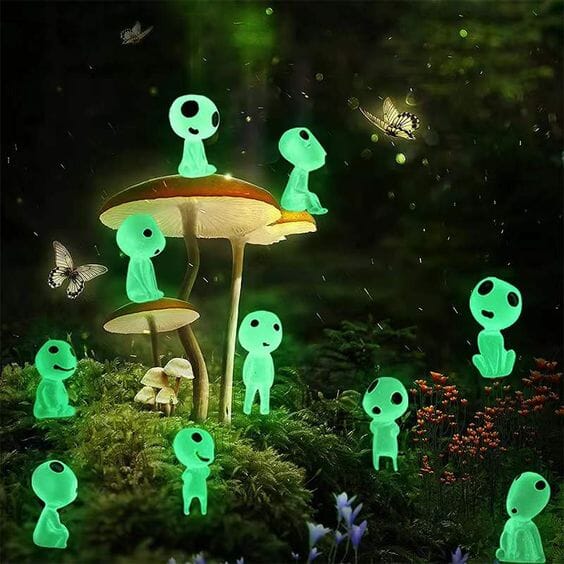 Bonecos Kodama Luminosos Ghibli Princesa Mononoke Bonecos GatoGeek 