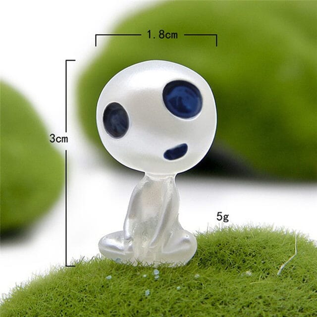 Bonecos Kodama Luminosos Ghibli Princesa Mononoke - Espírito da Floresta Bonecos GatoGeek 