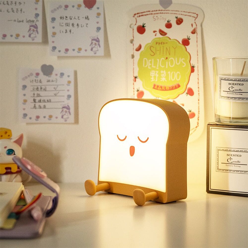 Cute Bread Lumiária Cozy Lights Luminária GatoGeek 