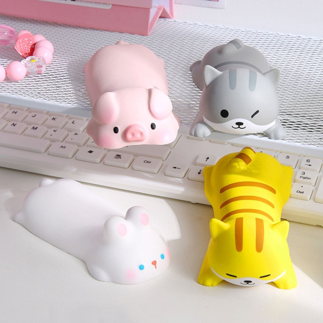 Descanso de Braço Para Mouse Bichinhos Kawaii Setup Gamer Mouse Pad, Desk Pad GatoGeek 