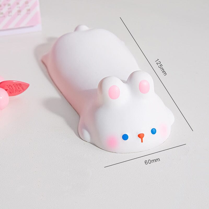 Descanso de Braço Para Mouse Bichinhos Kawaii Setup Gamer Mouse Pad, Desk Pad GatoGeek Coelho 