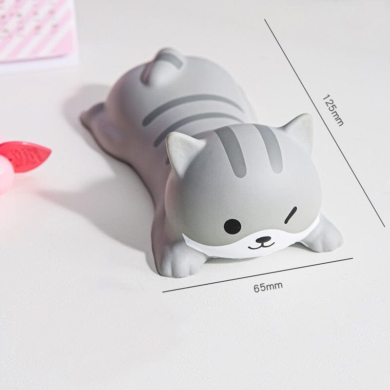Descanso de Braço Para Mouse Bichinhos Kawaii Setup Gamer Mouse Pad, Desk Pad GatoGeek Gato 