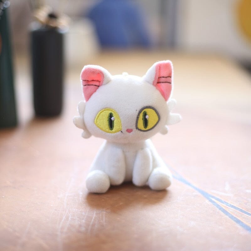 Gatos de Suzume No Tojimari Daijin Sadaijin Pelúcia GatoGeek Branco 