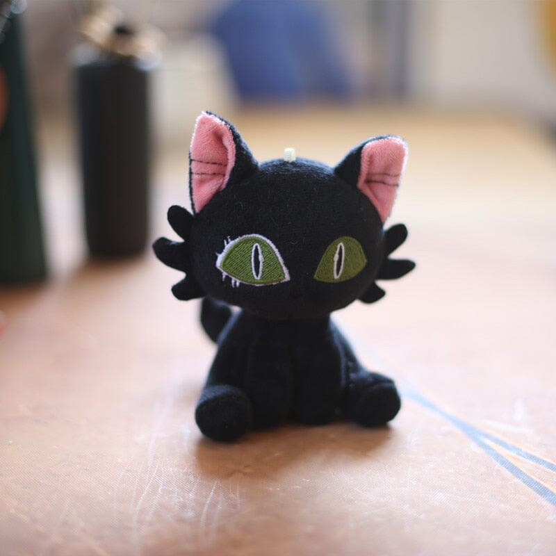 Gatos de Suzume No Tojimari Daijin Sadaijin Pelúcia GatoGeek Preto 