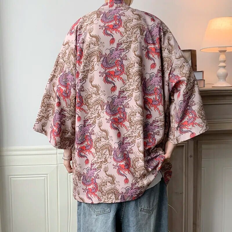 Japanese shirt men kimono Chinese kimono geisha new arrival Japanese street clothing harajuku kimono GatoGeek 