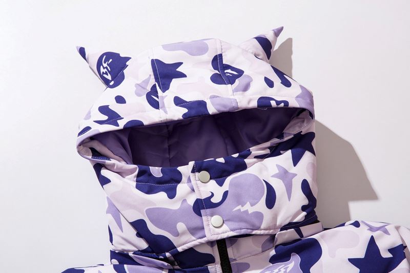 Jaqueta Puffer Camuflada Streetwear Casaco GatoGeek 