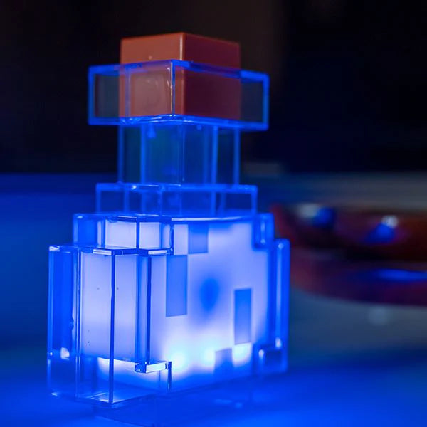 Luminária de Poção do Minecraft Decorativa Luminária GatoGeek 