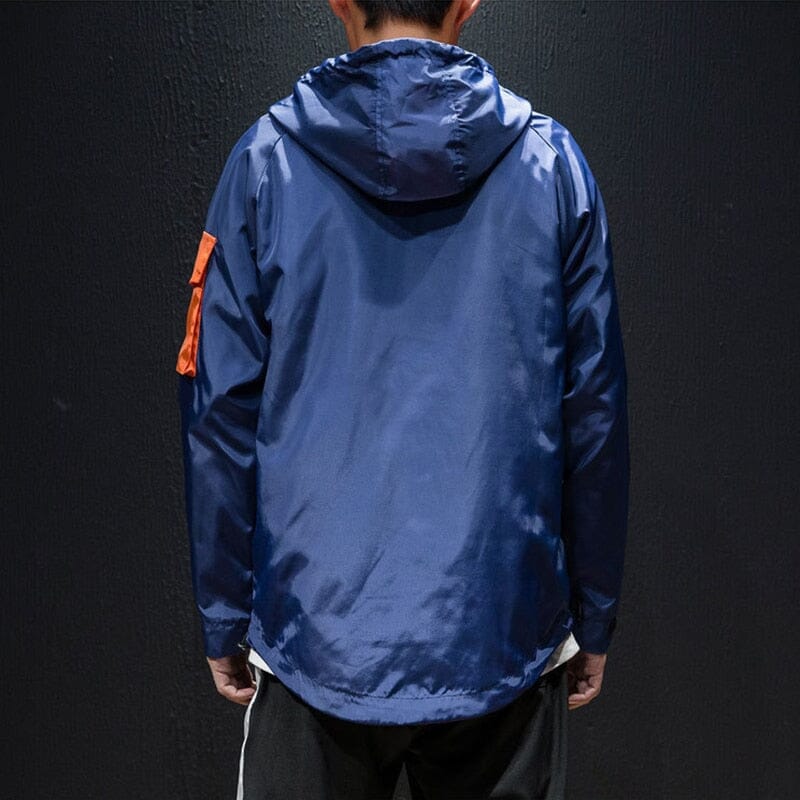 Men Jackets Coats Streetwear Techwear Hooded Waterproof Windbreaker Casual Outwear Hip Hop Multi-pocket Japanese Overcoat 0 GatoGeek 