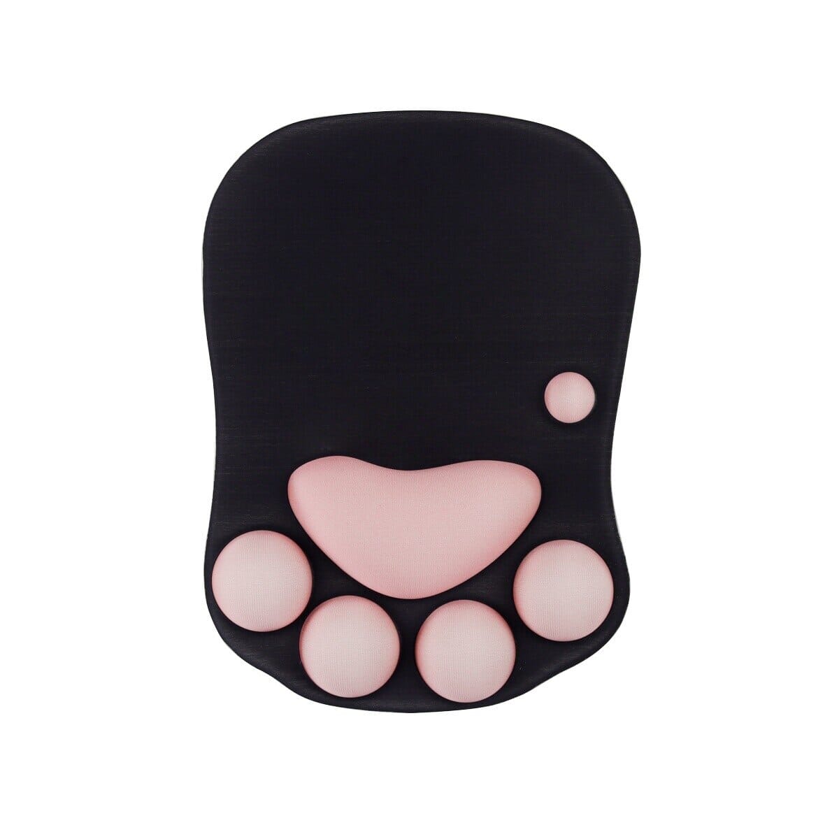 Mouse Pad Patas de Gatinho Descanso de Pulso Mouse Pad, Desk Pad GatoGeek black pink 